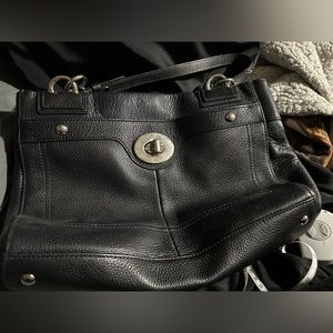 Beautiful black coach bag